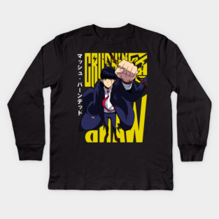 Mash - Mashle Magic and Muscles Kids Long Sleeve T-Shirt