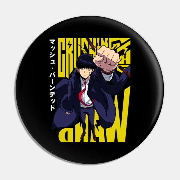 Mash - Mashle Magic and Muscles Pin by Otaku Vibes