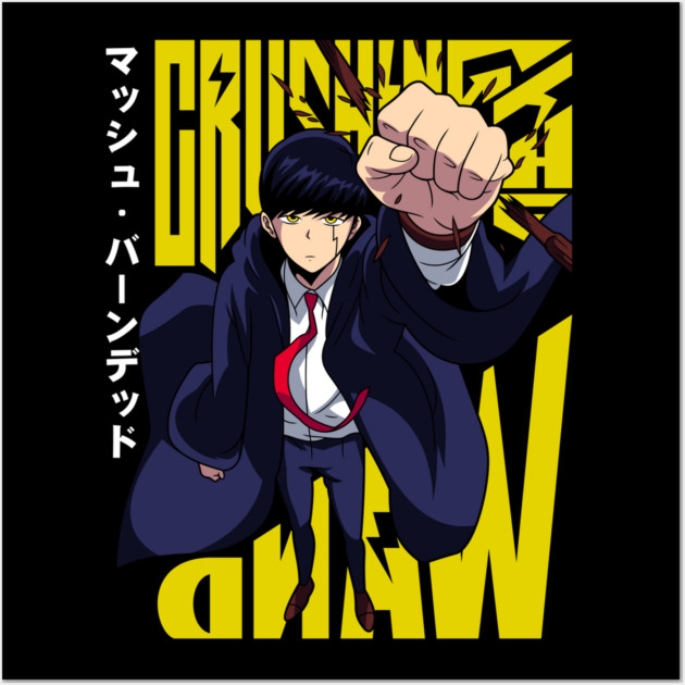 Mash - Mashle Magic and Muscles Wall Art by Otaku Vibes