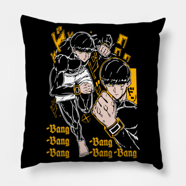 Mash - Mashle Magic and Muscles Cool Art Pillow by Otaku Vibes