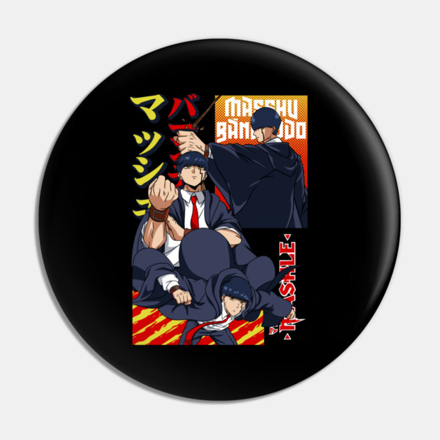 Mashle Magic and Muscles - Mash Cool Art Pin by Otaku Vibes