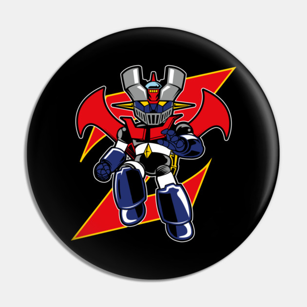 Chibi Mazinger Z Robot Pin by Otaku Vibes