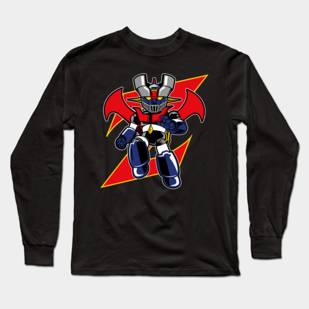 Chibi Mazinger Z Robot Long Sleeve T-Shirt by Otaku Vibes