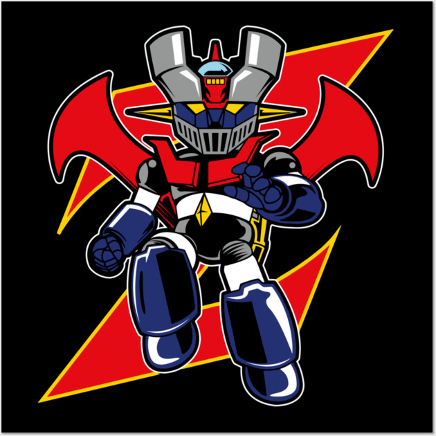 Chibi Mazinger Z Robot Wall Art by Otaku Vibes