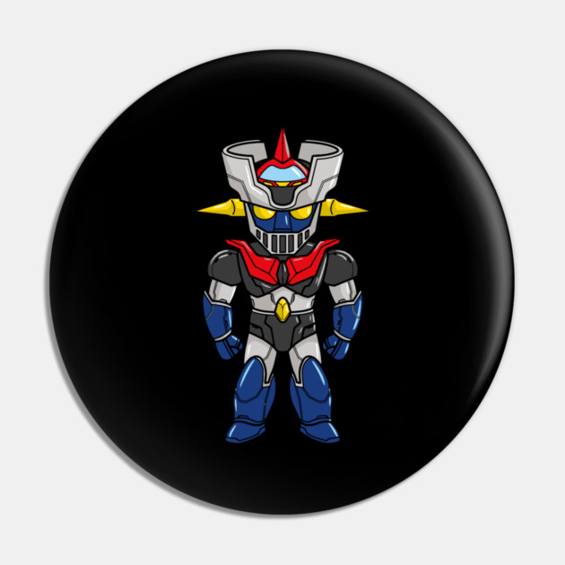 Cute Chibi Mazinger Z Robot Pin by Otaku Vibes