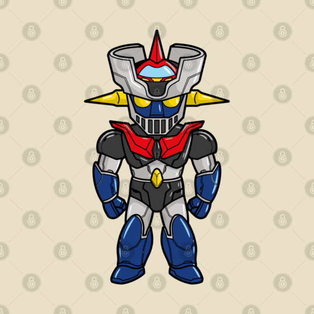 Cute Chibi Mazinger Z Robot by Otaku Vibes