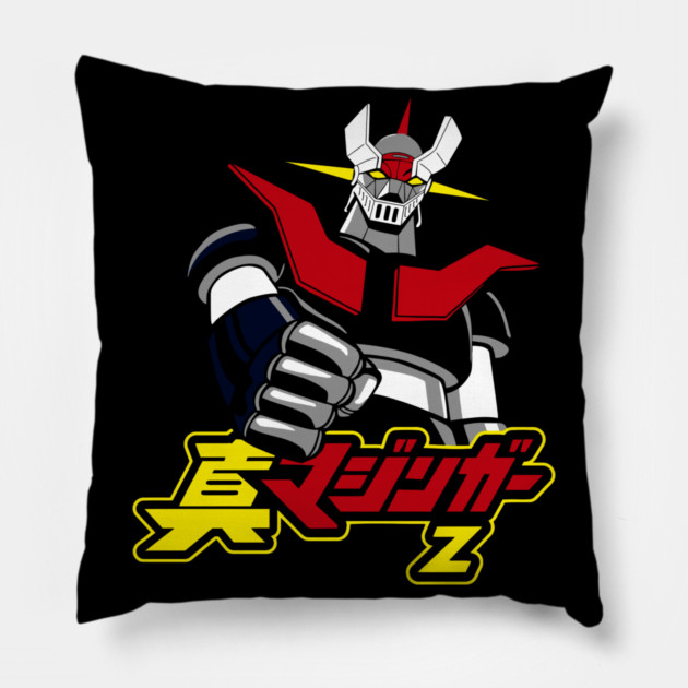 Mazinger Z Rocket Punch Retro Design Pillow by Otaku Vibes