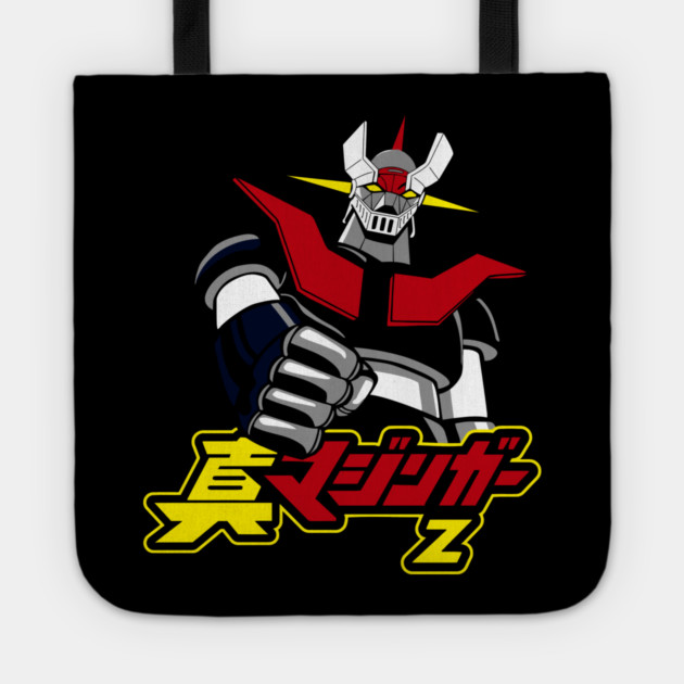 Mazinger Z Rocket Punch Retro Design Tote by Otaku Vibes