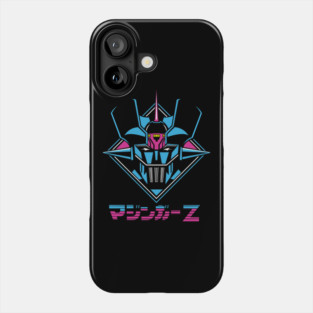 Mazinger Z Rocket Retro Design in Japanese Phone Case