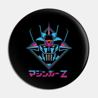 Mazinger Z Rocket Retro Design in Japanese Pin