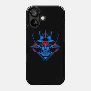 Mazinger Z Retro Robot Blue Design Phone Case