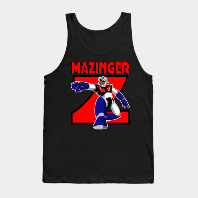 Mazinger Z Rocket Punch Design Tank Top by Otaku Vibes