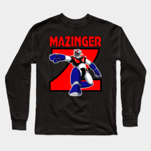 Mazinger Z Rocket Punch Design Long Sleeve T-Shirt
