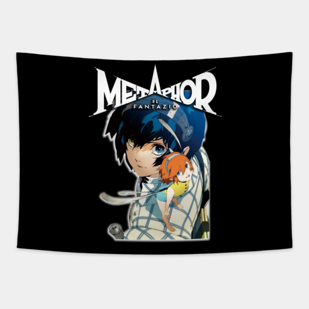 Metaphor ReFantazio Main Character Pose Tapestry by Otaku Vibes