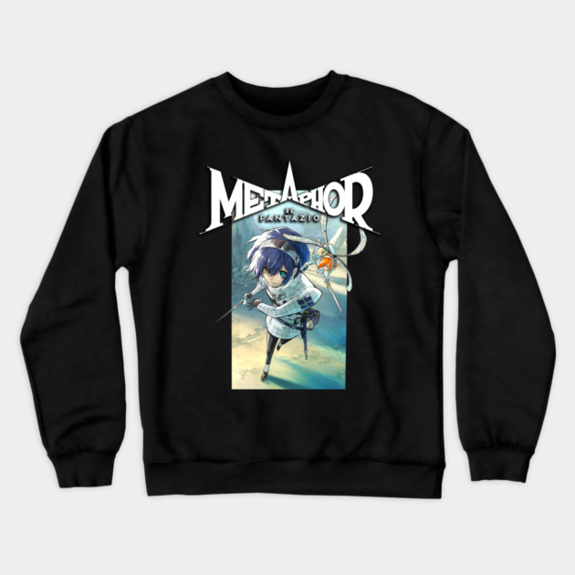 Metaphor: ReFantazio - Main Character Cool Art Crewneck Sweatshirt by Otaku Vibes