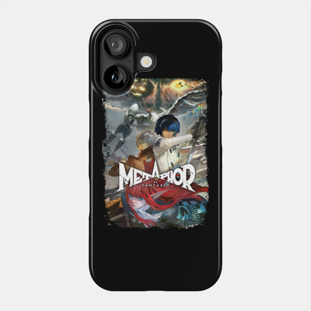 Metaphor: ReFantazio - Main Poster With Main Characters Phone Case by Otaku Vibes