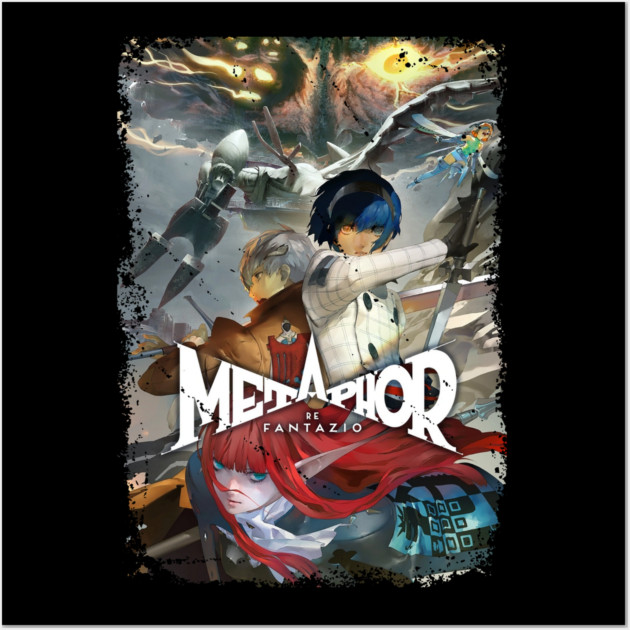 Metaphor: ReFantazio - Main Poster With Main Characters Wall Art by Otaku Vibes