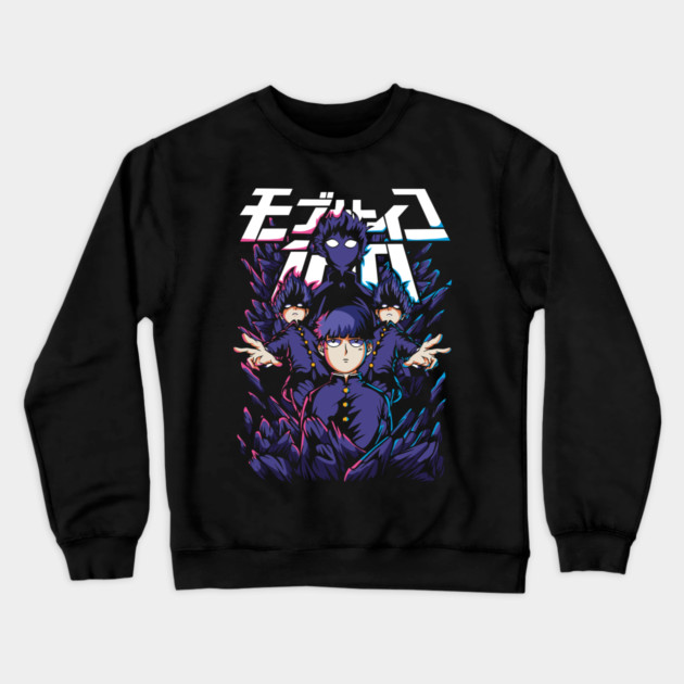 Mob Psycho 100 Cool Anime Art Crewneck Sweatshirt by Otaku Vibes