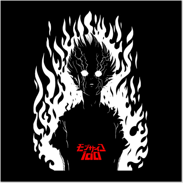 Mob Psycho 100 Shigeo Psychic Explosion Wall Art by Otaku Vibes