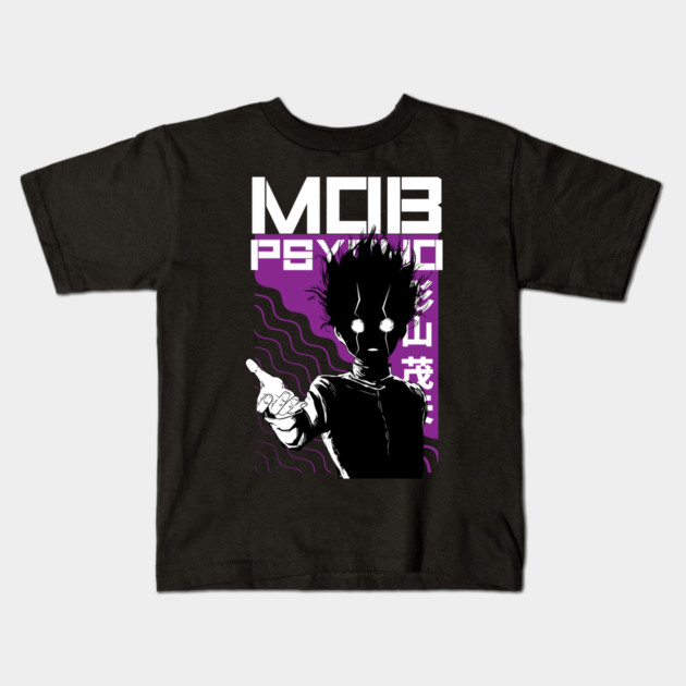 Mob Psycho 100 Mob Emotional Burst Kids T-Shirt by Otaku Vibes