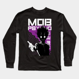 Mob Psycho 100 Mob Emotional Burst Long Sleeve T-Shirt