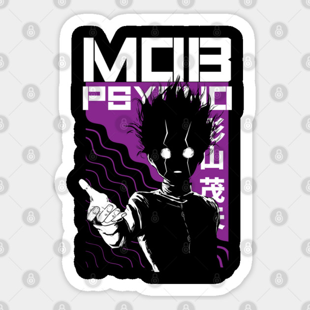 Mob Psycho 100 Mob Emotional Burst Sticker by Otaku Vibes