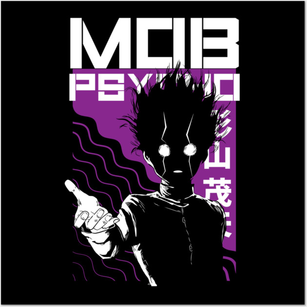 Mob Psycho 100 Mob Emotional Burst Wall Art by Otaku Vibes