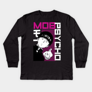 Mob Psycho 100 Mob Anime Kids Long Sleeve T-Shirt