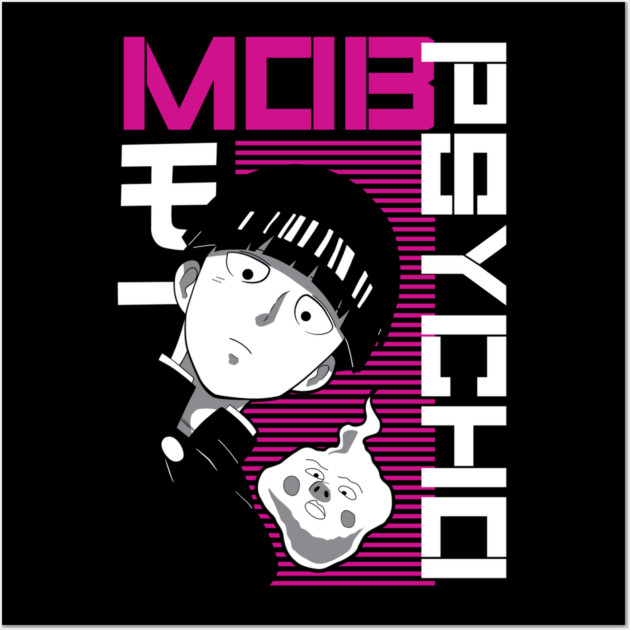 Mob Psycho 100 Mob Anime Wall Art by Otaku Vibes