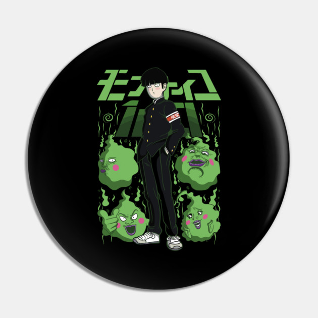 Mob Psycho 100 Mob Spirits Art Pin by Otaku Vibes