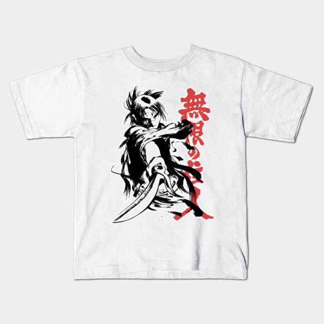 Blade of the Immortal - Mugen no Juunin Art Kids T-Shirt by Otaku Vibes