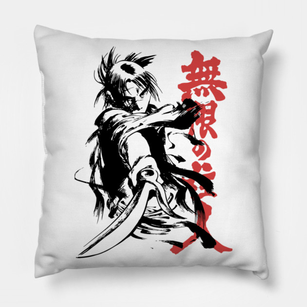 Blade of the Immortal - Mugen no Juunin Art Pillow by Otaku Vibes