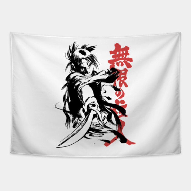 Blade of the Immortal - Mugen no Juunin Art Tapestry by Otaku Vibes