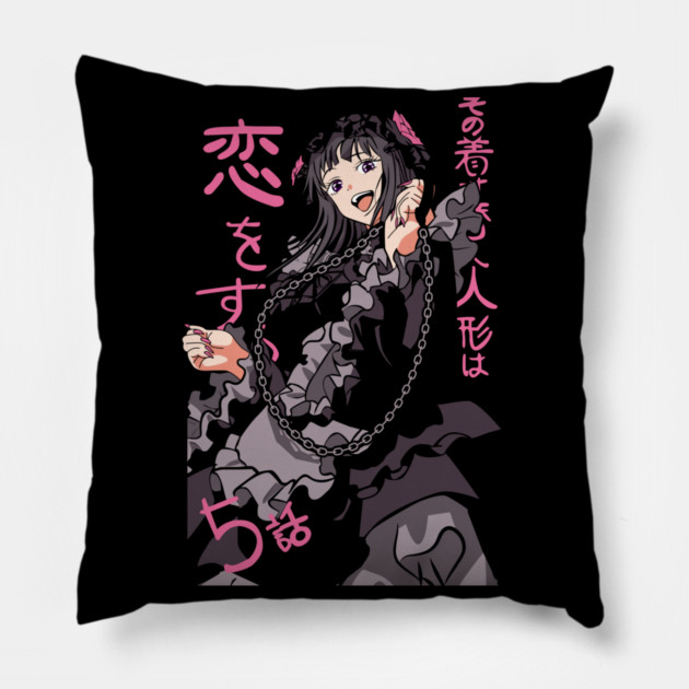 My Dress-Up Darling Marin in Gothic Outfit Pillow by Otaku Vibes