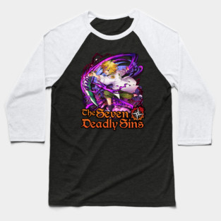Seven Deadly Sins Meliodas Full Counter Baseball T-Shirt