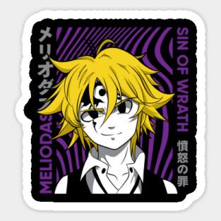 Seven Deadly Sins Meliodas Demon Form Glow Magnet