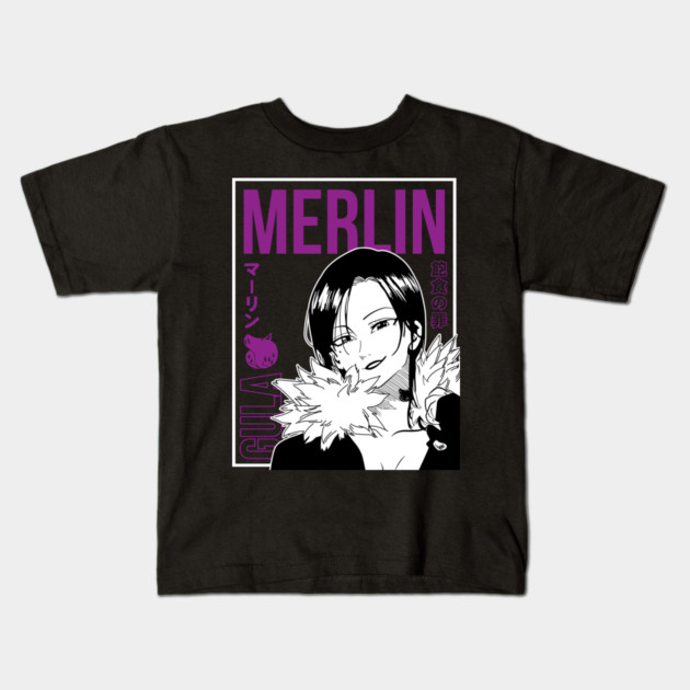 Merlin - Nanatsu no Taizai Kids T-Shirt by Otaku Vibes