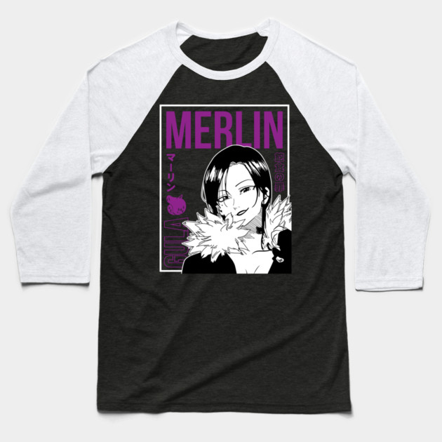 Merlin - Nanatsu no Taizai Baseball T-Shirt by Otaku Vibes