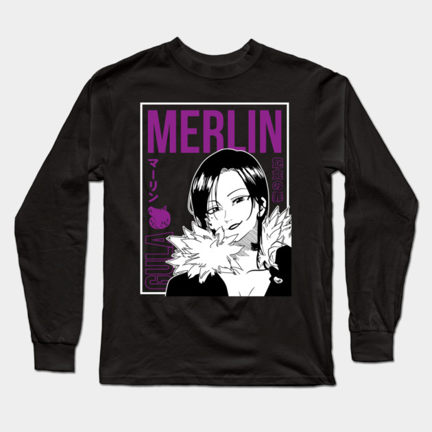 Merlin - Nanatsu no Taizai Long Sleeve T-Shirt by Otaku Vibes