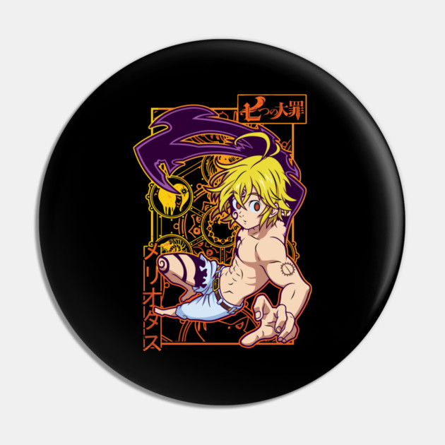 Seven Deadly Sins Meliodas in Combat Mode Pin by Otaku Vibes