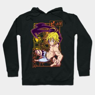 Seven Deadly Sins Meliodas in Combat Mode Hoodie