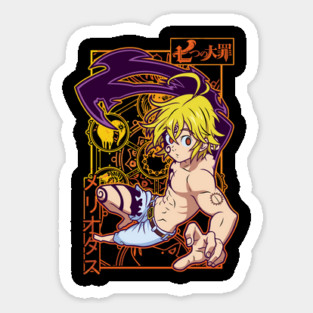 Seven Deadly Sins Meliodas in Combat Mode Sticker
