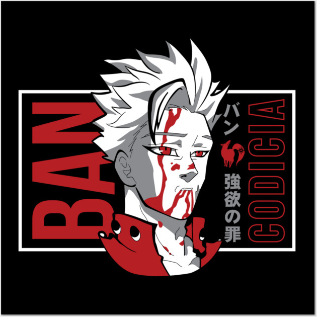 Ban - Nanatsu no Taizai Wall Art by Otaku Vibes