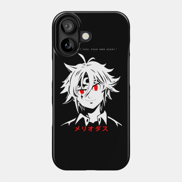 Seven Deadly Sins Meliodas Close-Up Stare Phone Case by Otaku Vibes