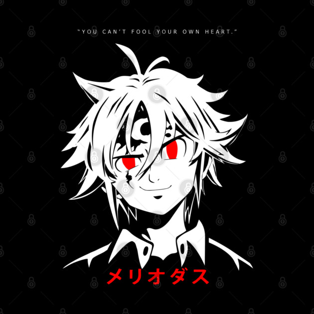 Seven Deadly Sins Meliodas Close-Up Stare by Otaku Vibes