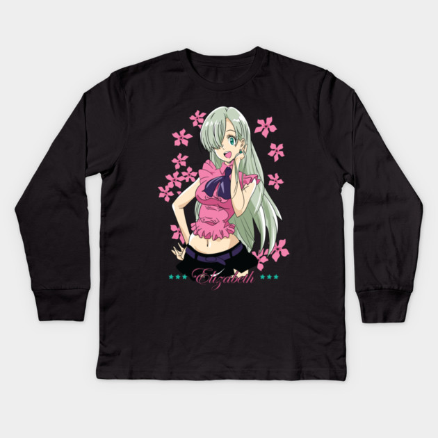 Elizabeth Liones - Nanatsu no Taizai Kids Long Sleeve T-Shirt by Otaku Vibes