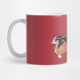 Welsh Pembroke Corgi in Green Knit Mug