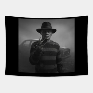 Freddy Krueger Portrait Tapestry