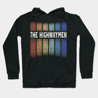 Retro Stripe Color The Highwaymen Hoodie