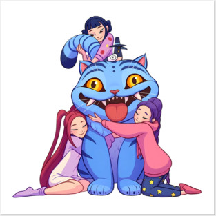 Derpy The Tiger And Bird Kpop Demon Hunters Posters and Art